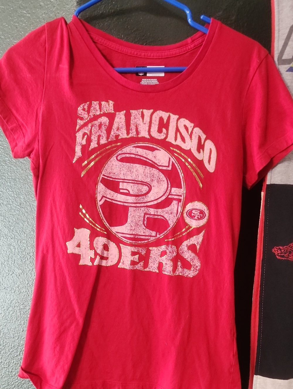 NFL San Francisco 49ers Red Short-Sleeve Graphic Tee